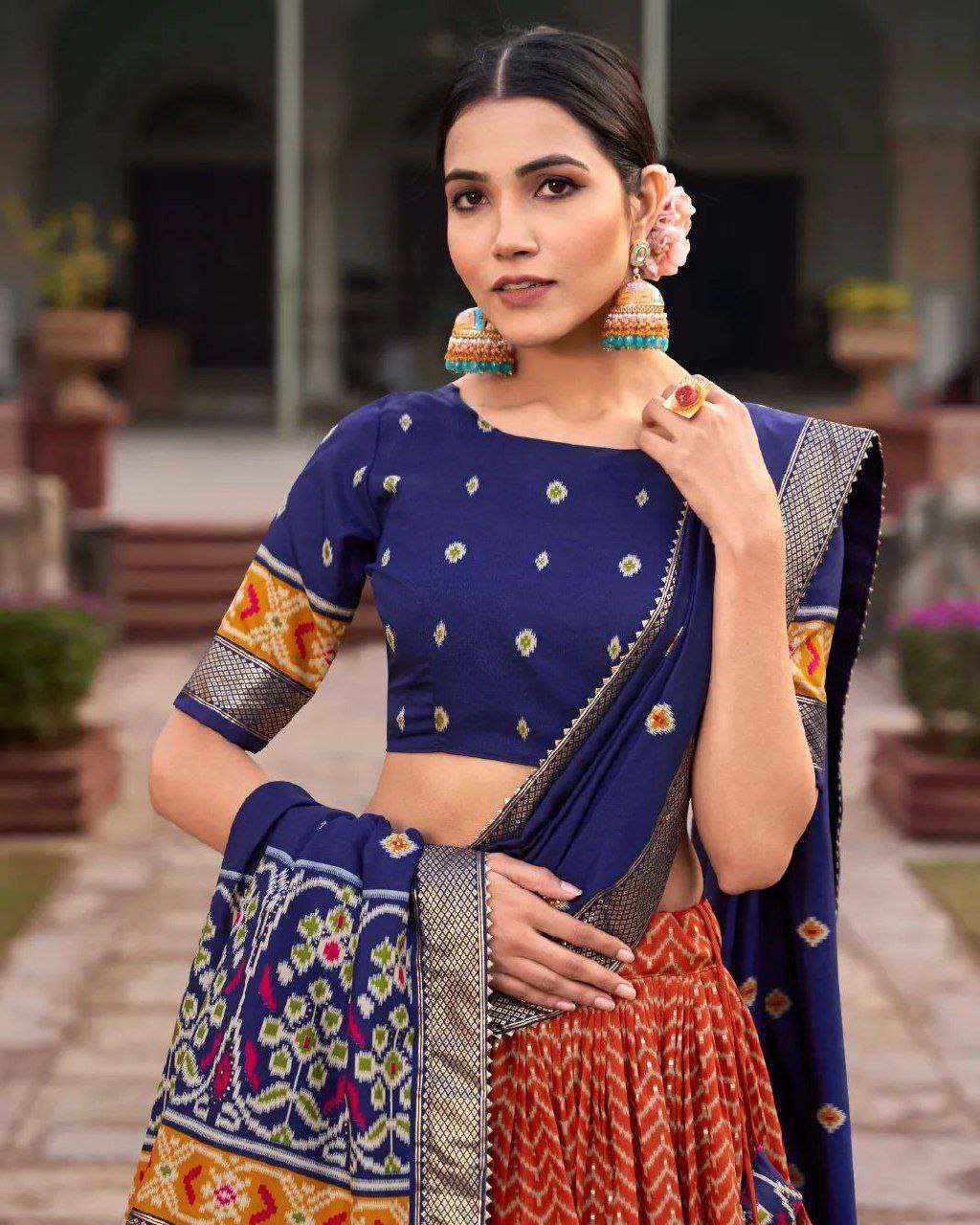 Women's Traditional Printed Lehenga Choli Set with Embroidered Dupatta ? Festive Wear - Image 3